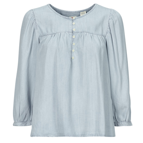 Oblečenie Žena Košele a blúzky Levi's HALSEY 3/4 SLV BLOUSE Modrá