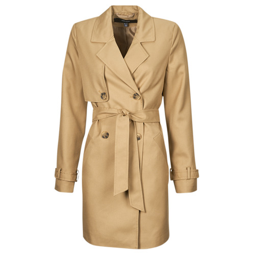 Oblečenie Žena Kabátiky Trenchcoat Vero Moda VMCELESTE Béžová