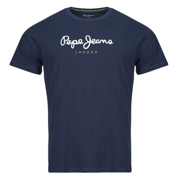 Oblečenie Muž Tričká s krátkym rukávom Pepe jeans EGGO N Námornícka modrá