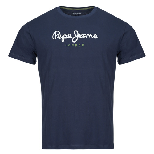 Oblečenie Muž Tričká s krátkym rukávom Pepe jeans EGGO N Námornícka modrá