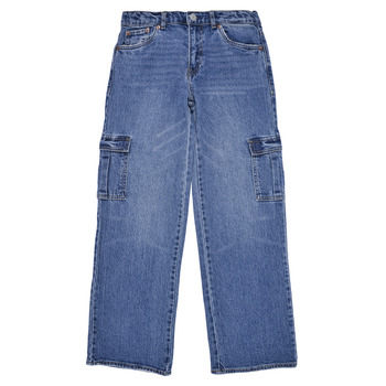 Oblečenie Dievča Rifle flare / široké Levi's LVG '94 BAGGY CARGO Modrá