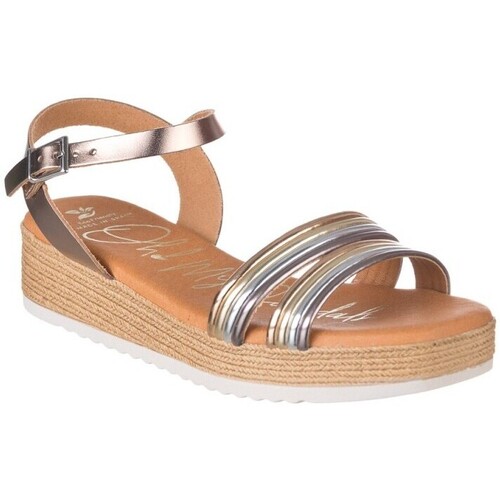 Topánky Žena Sandále Oh My Sandals ÅœABKY  5435 Zlatá