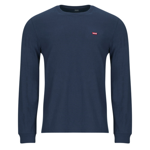 Oblečenie Muž Tričká s dlhým rukávom Levi's LS ORIGINAL HM TEE Námornícka modrá