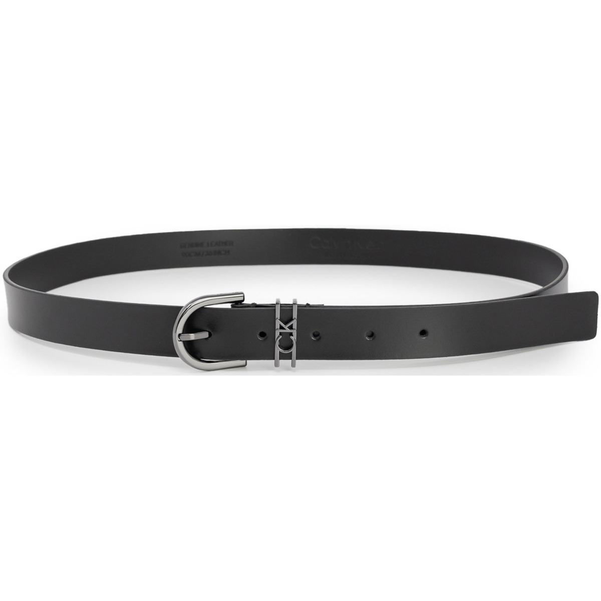 Textilné doplnky Žena Opasky Calvin Klein Jeans CK LOOP RND BUCKLE BELT K60K612362 Čierna