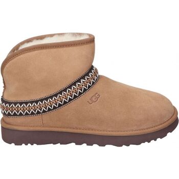 Topánky Žena Čižmičky UGG CLASSIC MINI CRESCENT Hnedá