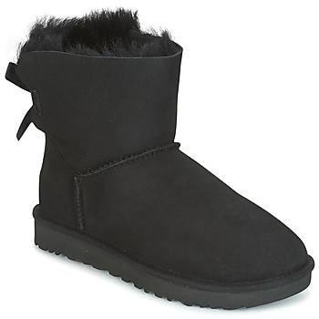 Topánky Žena Polokozačky UGG MINI BAILEY BOW II Čierna