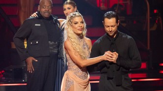 Tori Spelling and Pasha Pashkov on Dancing With the Stars