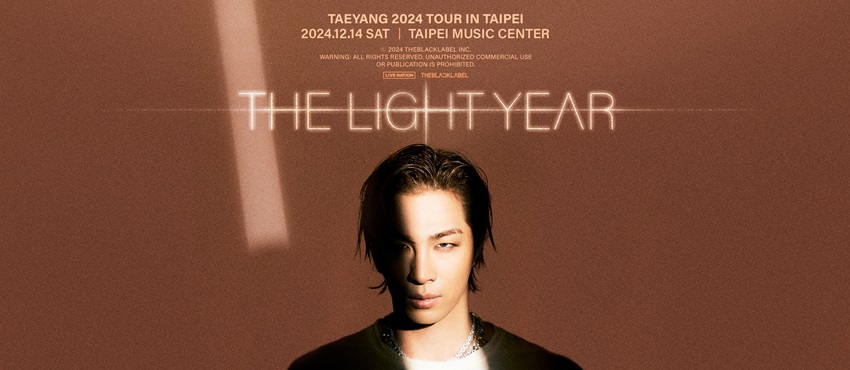 TAEYANG 2024 TOUR [THE LIGHT YEAR] IN TAIPEI