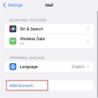 Set up email with iOS Mail app screenshot two