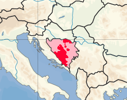 Herceg-Bosna in donkerrood