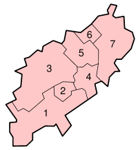 Poziția localității Northamptonshire