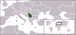 Serbia - Localizzazione