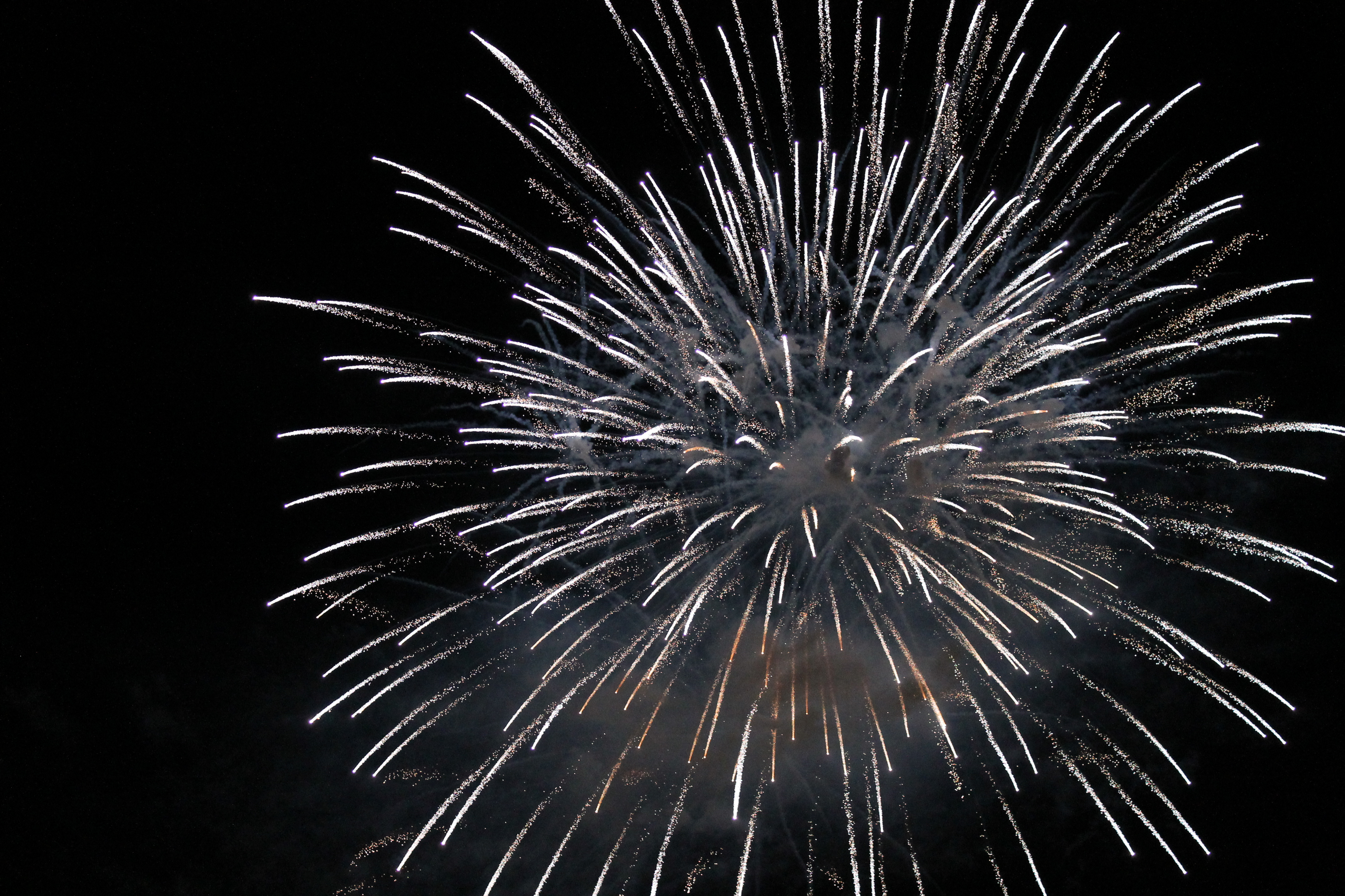 Fireworks in the city Brno