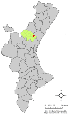 Almedíjar - Localizazion