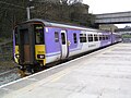 Northern Rail Class 156 in Northern livery.