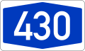 File:Bundesautobahn 430 number.svg