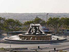 Gesamtansicht Tritonenbrunnen