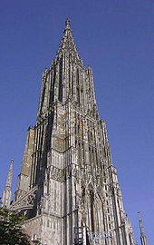 The steeple of Ulmer Münster