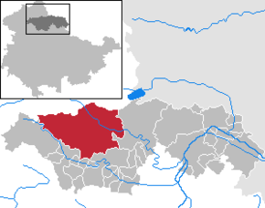 Poziția localității Sondershausen