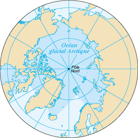 Continent à la place de l'actuel Océan Arctique