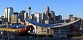 Saddledome and skyline