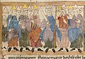 Image 12Anglo-Saxon king with his Witan. Biblical scene in the Old English Hexateuch (11th century) (from History of England)