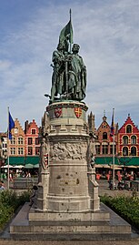 Statue of Jan Breydel and Pieter de Coninck