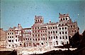 Old Town Market Place, Warsaw during the combat 1944.