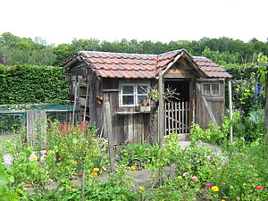 Garden shed in Germany