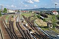 Die Strecke im Bahnhof Bautzen