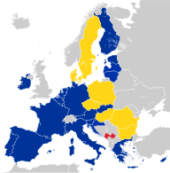 Eurozone map