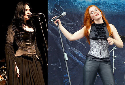 Metal gothique (Vibeke Stene et Simone Simons)