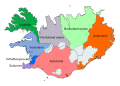 Regionen Islands