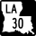 Louisiana Highway 30 Spur marker