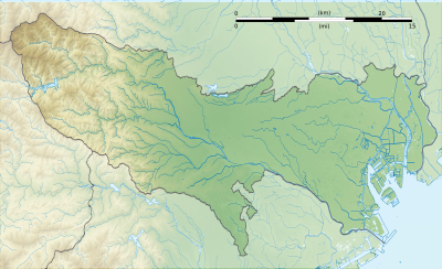 Location map Japan Tokyo