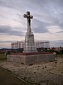 Stone cross on St. Benedict Hill