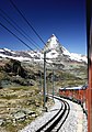 De Matterhorn gezien vanuit de Gornergratbahn