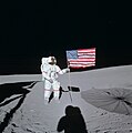 Alan Shepard on Lunar surface