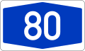 File:Bundesautobahn 80 number.svg