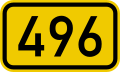 File:Bundesstraße 496 number.svg