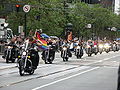 "Dykes on bykes" at San Francisco march, 2005.