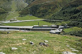 Indkørsel til Skt. Bernhard-tunnel