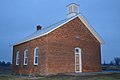 The Harvey One-Room School in Bucyrus Township, Ohio, built in 1876.