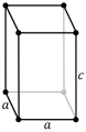 Tetragonal primitives Gitter: tP