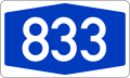 File:Bundesautobahn 833 number.svg