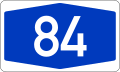 File:Bundesautobahn 84 number.svg