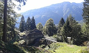 Burgruine des Castello di Sacuidic