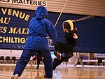 Assaut de canne de combat au championnat d'Europe de Schiltigheim en 2006.