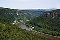 Údolü Labe near Děčín