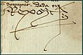 Firma de Martín I de Aragón